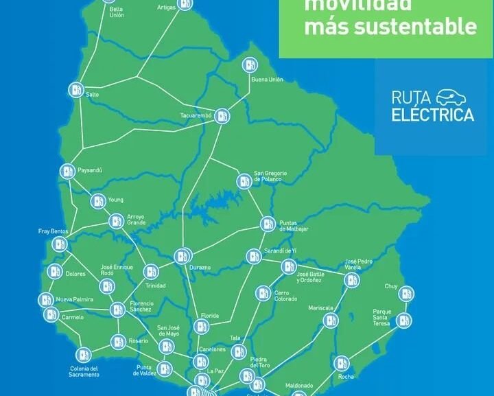 Mapa cargadores UTE Montevideo 2026 — AutoEnCuotas