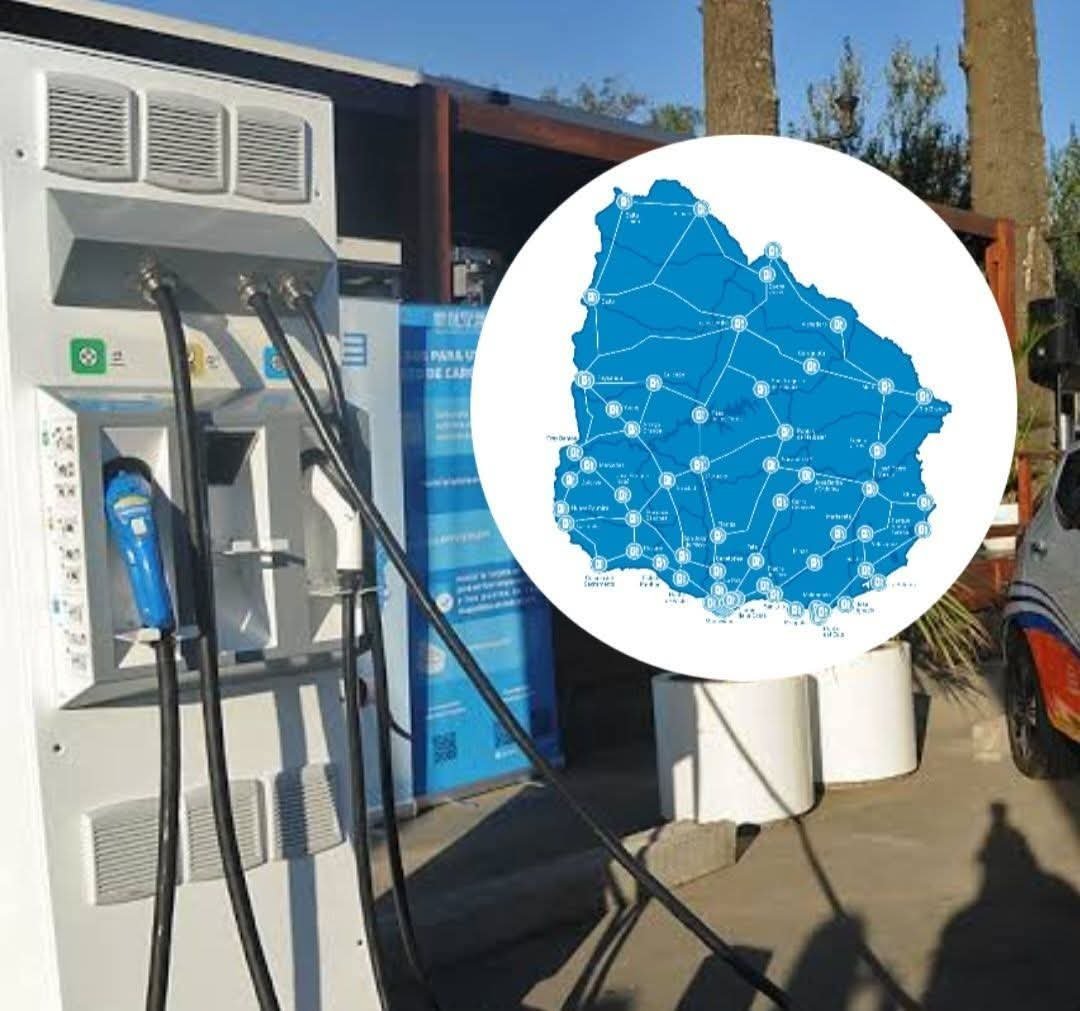 Cargadores eléctricos interior Uruguay 2026 — AutoEnCuotas