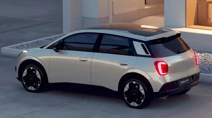 AION UT eléctrico de GAC Motor Uruguay, vista exterior